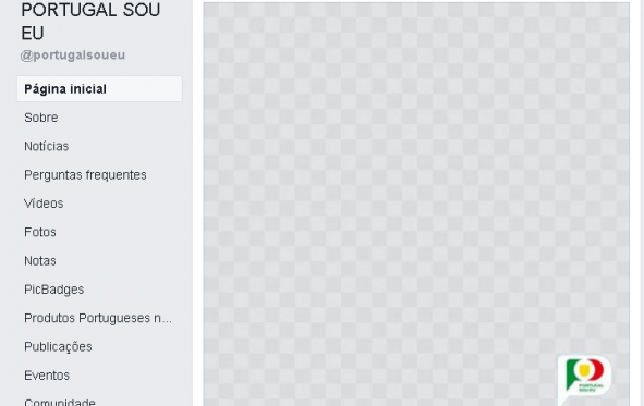 selo no Facebook