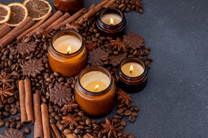 Velas e aromas